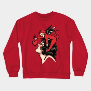 Love is Evil Crewneck Sweatshirt